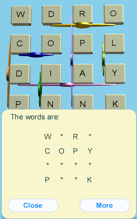 Revealing partial hint Revealing partial hint